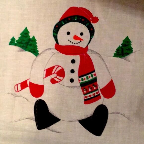 New Fabric Panel Roly Poly Snowman Cut & Sew - Picture 1 of 5